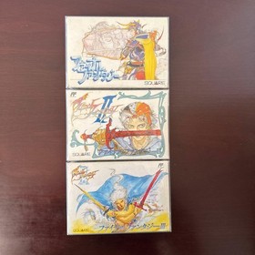 Masterpiece Final Fantasy Famicom All 3 Title Set Square
