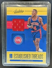 2020-21 Absolute Joe Dumars Established Threads Level 1 Jersey #ET-JOE