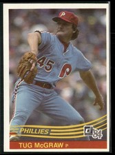 1984 Donruss #547 Tug McGraw NMNT