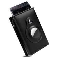 Wallet for Men: Pop Up Bank Credit Card Holder for AirTag, Magnetic Smart Wallet