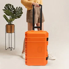 22" Multi-Purpose Camera Box Storage Protect Roller Hard Carry Case Waterproof