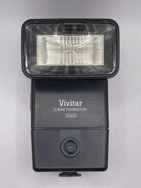 Vivitar Zoom Thyristor 3500 DM/C Flash for Canon/Olympus OM10 20 etc - Image 2 of 4