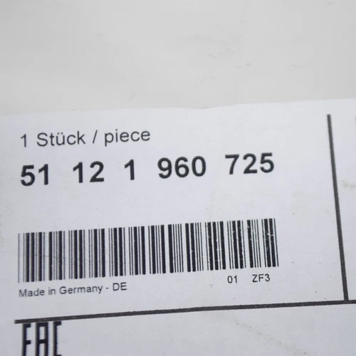 BMW 3 E36 CENTRAL MOULDING REAR BUMPER 51121960725 1960725 - Picture 11 of 11