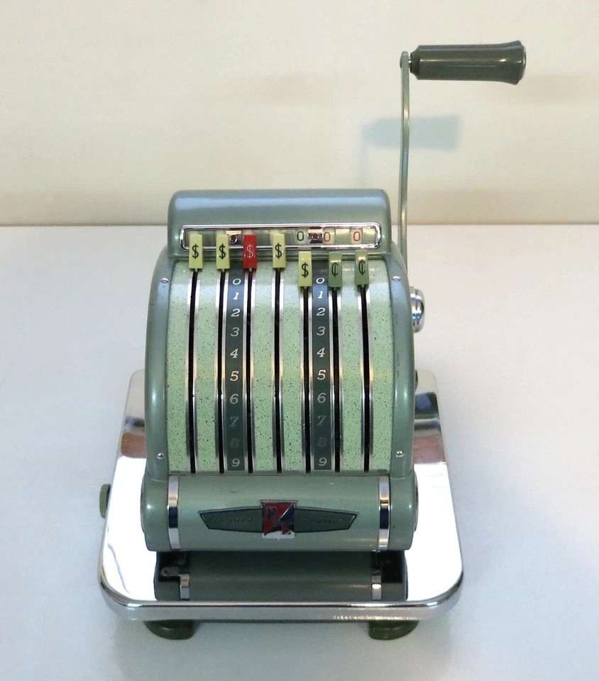 Vintage Hedman Company F&E Series Excel Model Check Protector Writer - Image 2 of 4