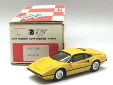 STARTER RESIN KIT BUILT FERRARI 308 GTB YELLOW 1/43