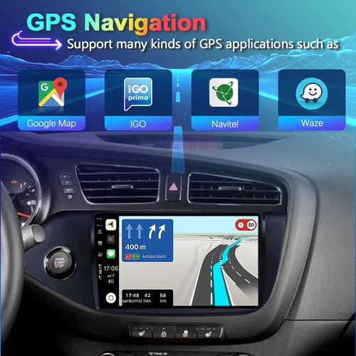 9''IPS Android 14 Autoradio Navi CarPlay Für Kia Ceed JD 2012-2016 WIFI 6G+128GB - Bild 6 von 18