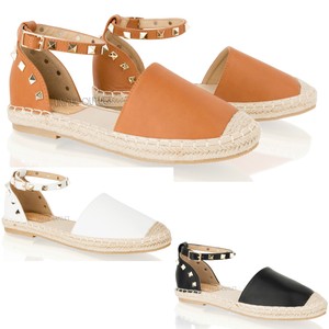 ankle strap espadrille flats