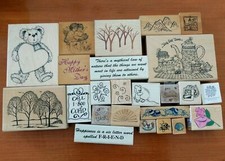 Wood Mounted Rubber Stamps, California Stamp, PSX, Various Designs, YOU CHOOSE