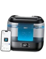  Smart Humidifiers for Bedroom, Top Fill 4L Cool Mist Humidifier with Black