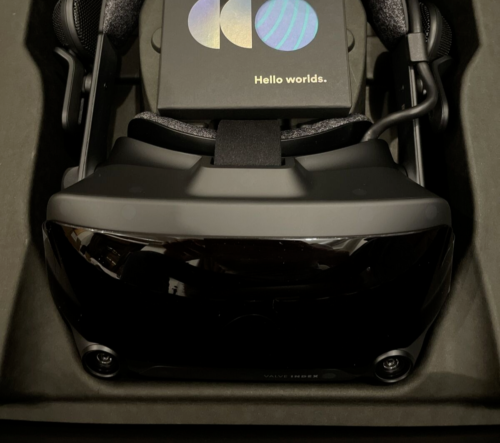 Zestaw słuchawkowy Valve Index VR - fabrycznie nowy Opex Box nigdy nie używany - tylko zestaw słuchawkowy - bez kabla - Zdjęcie 1 z 1