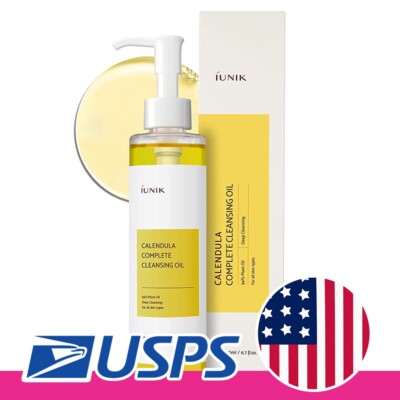 IUNIK Calendula Complete Deep Vegan Cleansing Oil 94% Plant-based Oils K Beauty