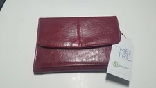 Womens Time And Tru Red Gold Frame Wallet