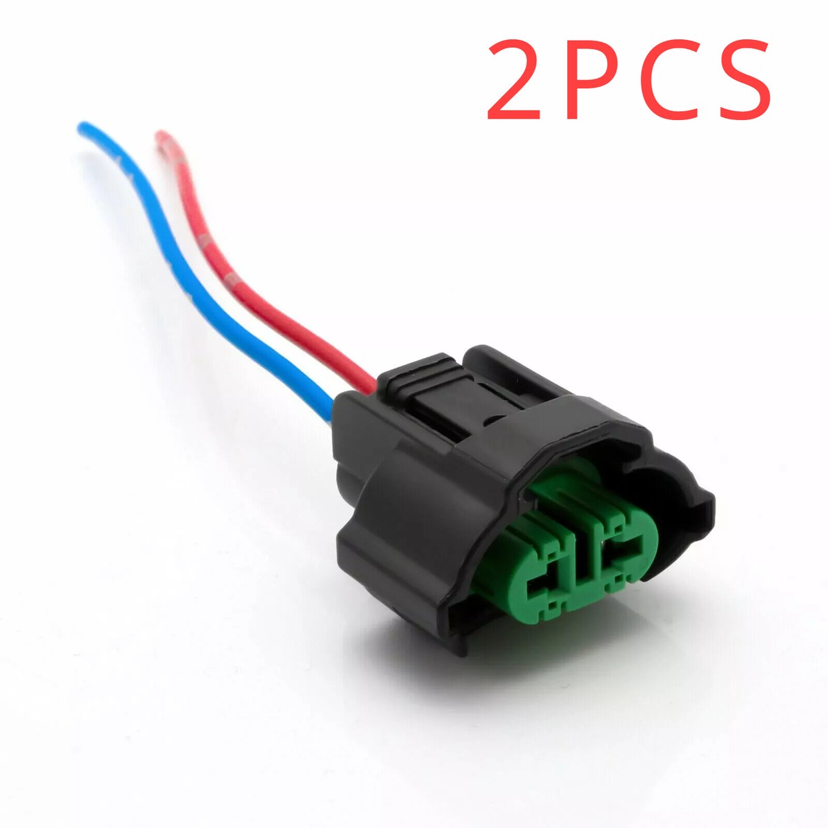 H11/H8 Female Fog Light Bulb Pigtail & Harness Repair Connector - 2-Pack, 12V, For LED Upgrades