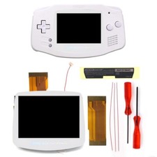 White Len V5 Drop In 3.0 IPS Blacklight 720x480 LCD KIT For Game Boy Advance GBA