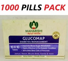 10 packs X Maharishi Ayurveda Glucomap 100 Tabs FREE SHIPPING
