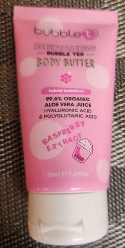 NEW Bubble T Cosmetics Ltd. Raspberry Hydrating Bubble Tea Body Butter 1.69 Oz