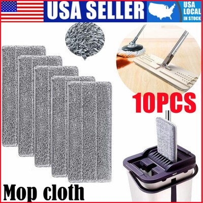 10Pack Replacement Microfiber Cleaning Pads Heads Washable Reusable Cleaning US