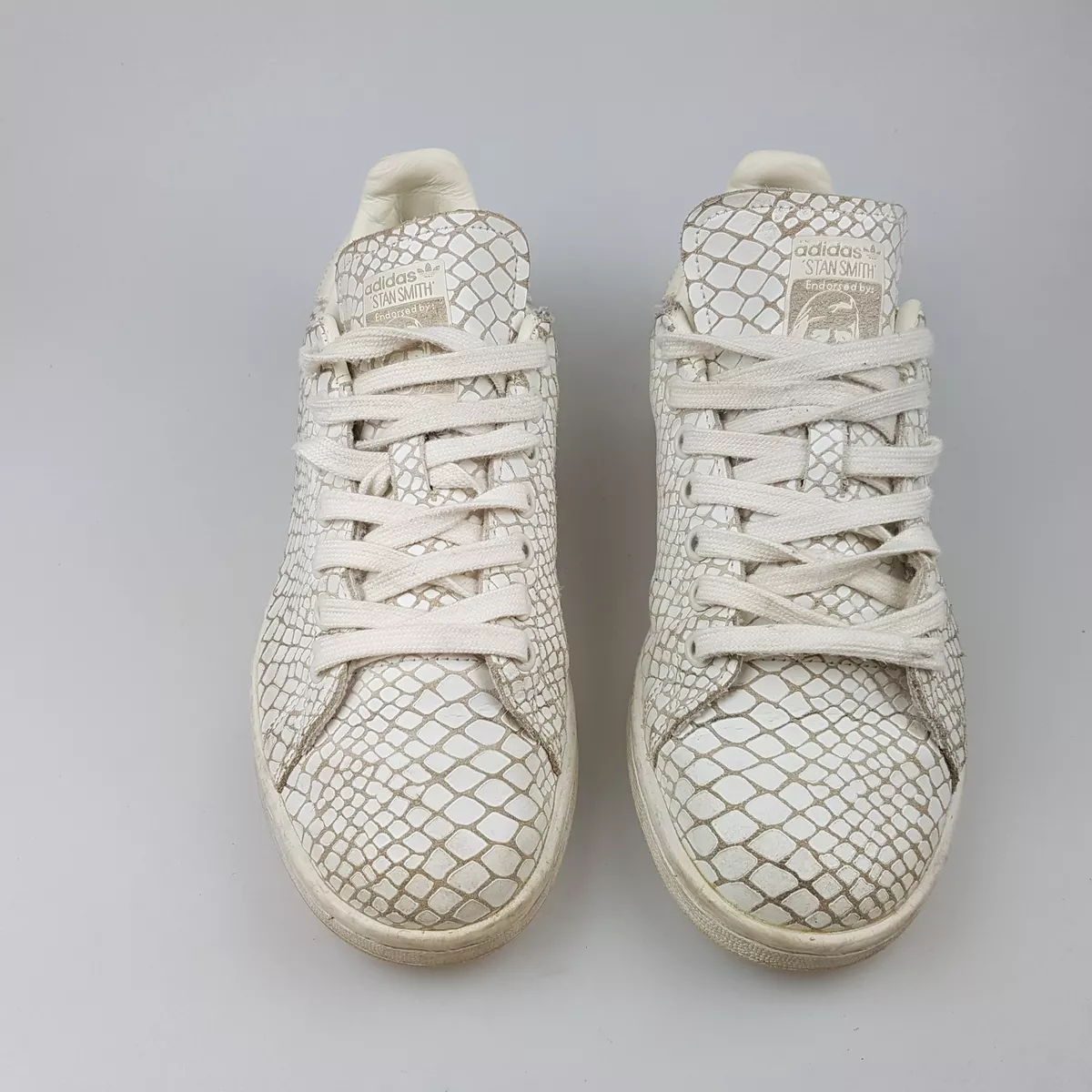 Adidas stan smith off white snake cheap