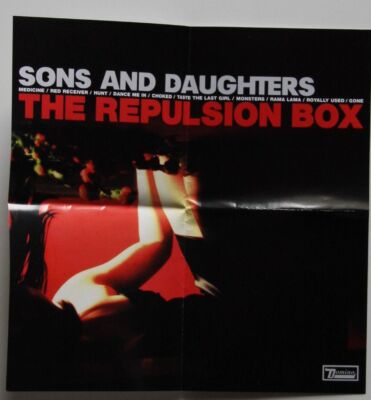 Sons And Daughters Repulsion Box Promo Poster 2005 30x30cm