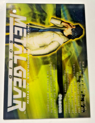Metal Gear Solid #75 - Otacon Konami Tradind Card 1998 CC-HE-3201