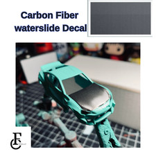 1/64 for Diecast water slide decals Carbon Fiber - Diecast Custom