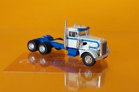 Brekina 85761 Peterbilt 281 Szm, Weiss/Blau, Bj.1955, 1:87 NEU