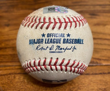 Manny Banuelos Pirates Game Used STRIKE OUT Baseball 8/14/2022 vs Giants K #84