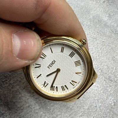 Fendi Watch Classico Round Gold Nice | eBay
