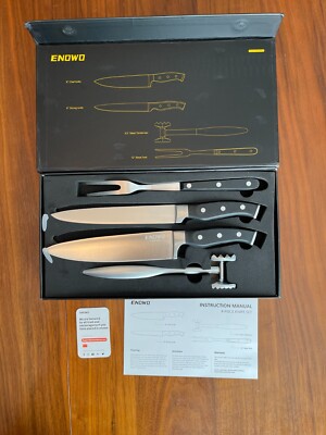 Enowo 4pc Knife Set Model CKS-H041-B FREE SHIPING