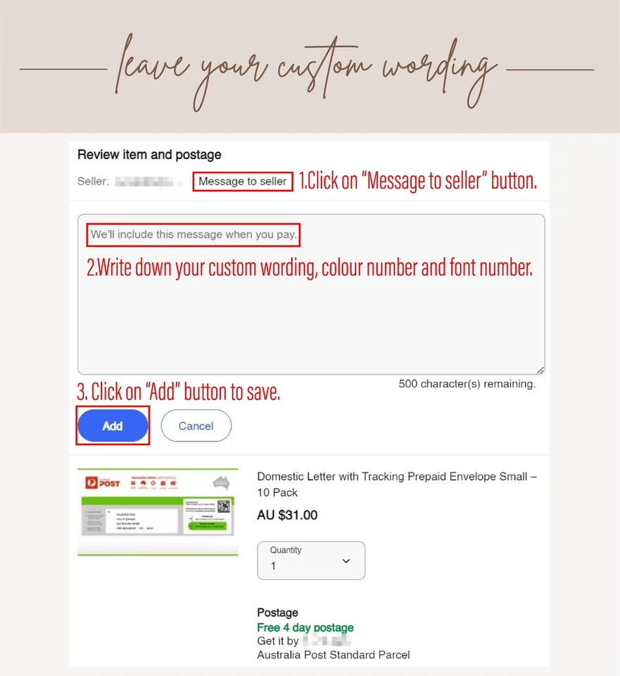 Personalised Custom Name Quote Vinyl Cut Removable Stickers Wall Decal Baby Kids - image 4 of 4