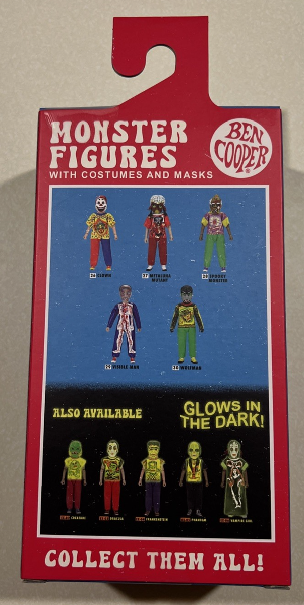 NEW 2025 Ben Cooper Monster Kids #26 CLOWN Clothed Costume Figure