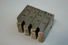 Geometric Tool Co. 1/4-28 Die Set Milled Chaser