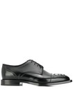 100%AUTHENTIC NEW MEN FENDI KARLIGRAPHY RUNWAY BLACK OXFORD/DERBY UK 10/US 11 — photo 2