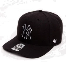 NWT 47 New York Yankees Outline MVP DP Snapback On Black Logo Cap Hat