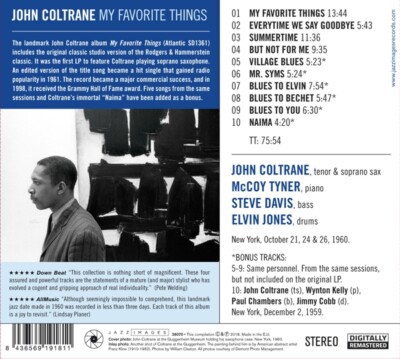 JOHN COLTRANE - MY FAVORITE THINGS   CD NEU