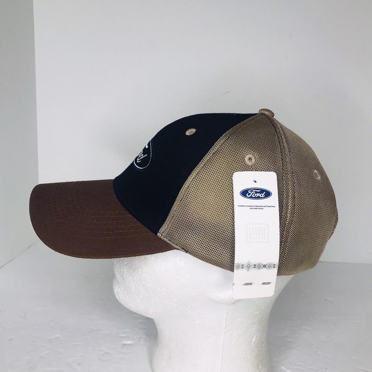 Ford Motor Company Oval 6 Panel Colorblock SnapBack Hat Cap 