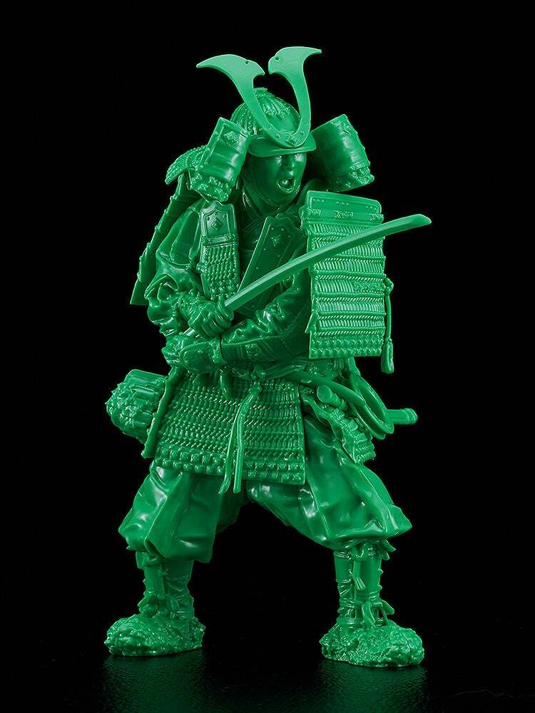 フクママ MAX FACTORY PLAMAX 1/12 Kamakura Period Armored Samurai Green