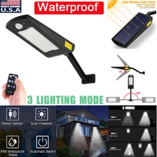 Waterproof Motion Sensor Solar Power Street Garden Yard Wall Lamp Light Outdoor 