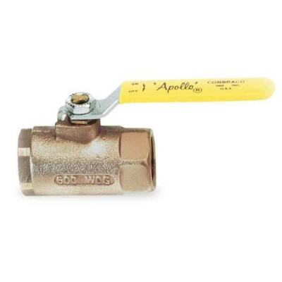 Apollo Valves 7010510 1'' Fnpt Bronze Ball Valve Inline