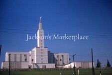 Los Angeles 1955 Mormon Temple Church Latter Day Saints Kodachrome Color Slide