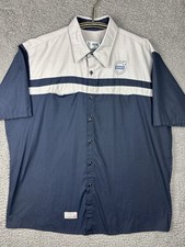 Volvo Official Dealership Shop Work Shirt Navy/Grey Red Kap Size XXL 2XL