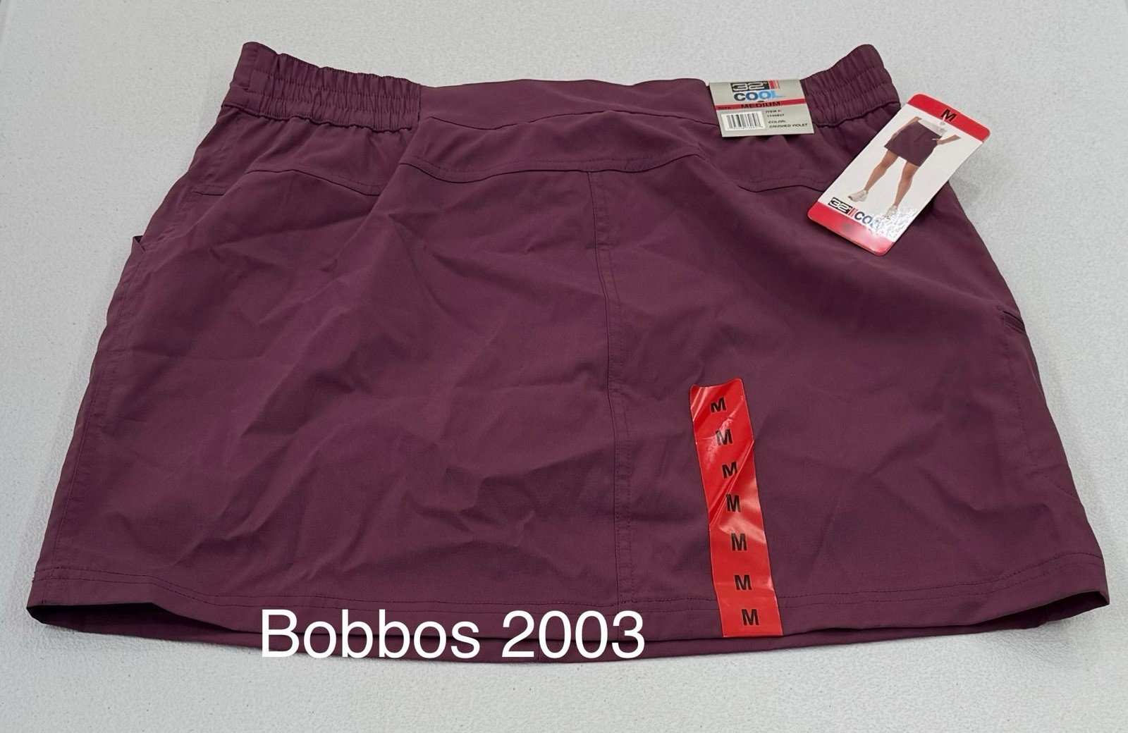 32 Degrees Cool Women's Tech Skort, Crushed Violet, Size M