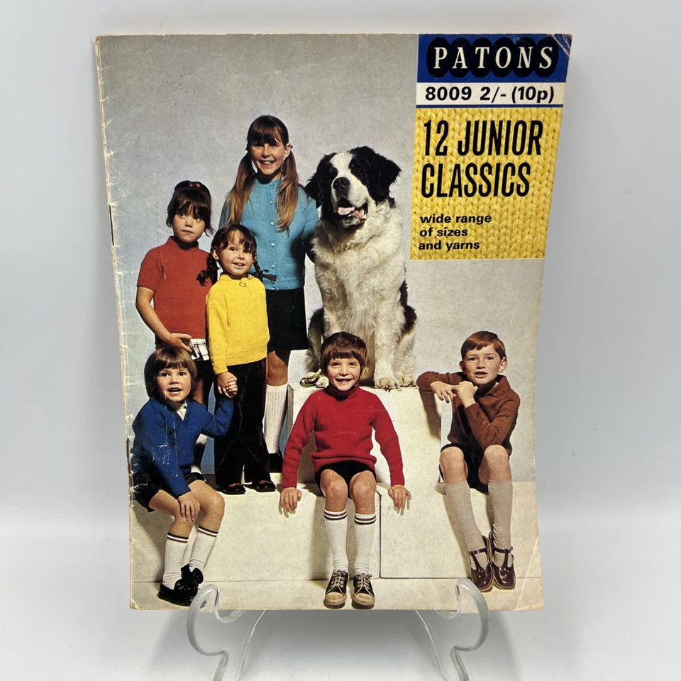Patons Knitting Patterns Kids & Adults Jumpers Cardigans & Socks Vintage - Image 2 of 4