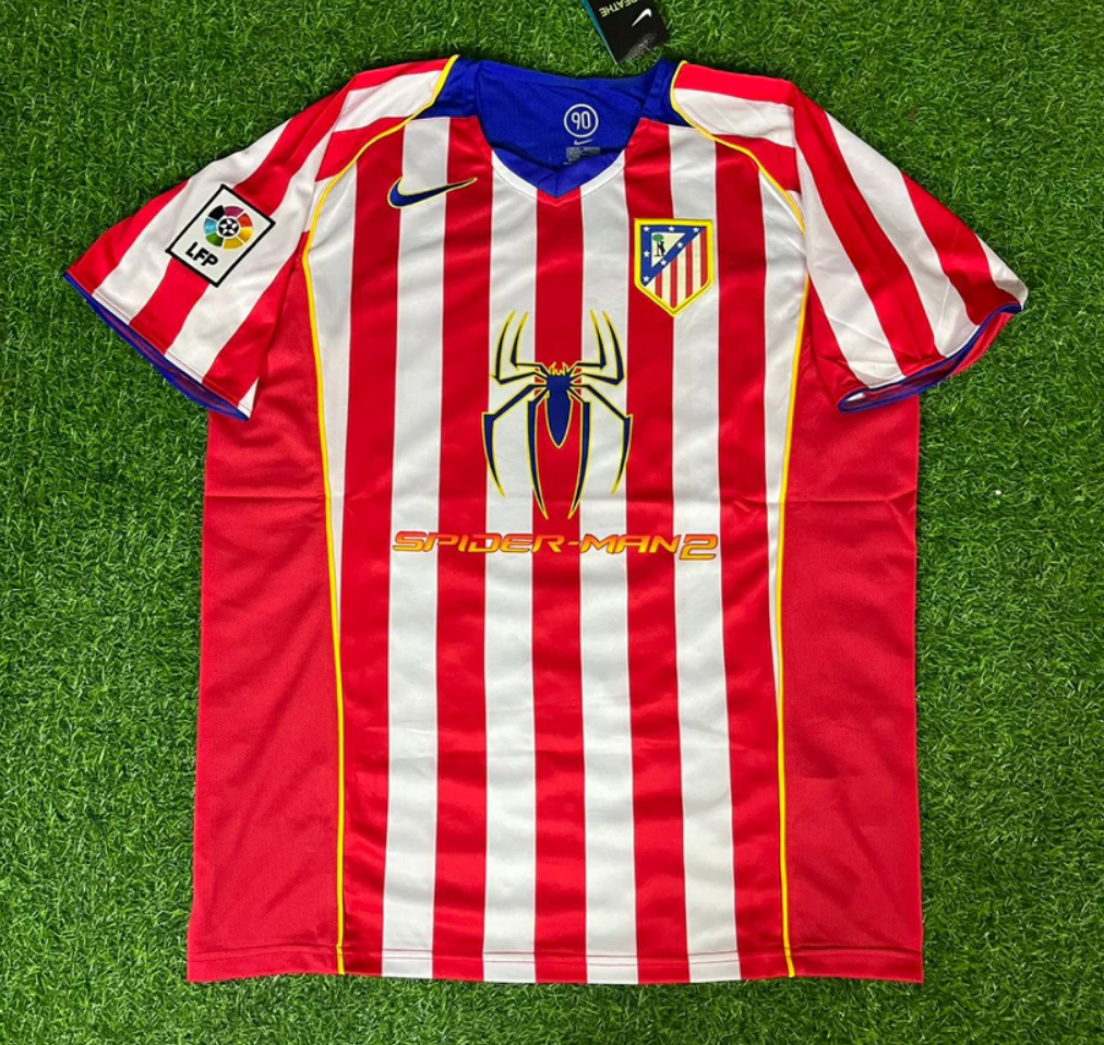 F Torres 9 Atletico Madrid Jersey 2004 2005 Size XL Retro Football