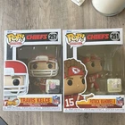 Funko Pop! Vinyl NFL Chiefs Travis Kelce #257 Mahomes II #251 2-Pack +Prot