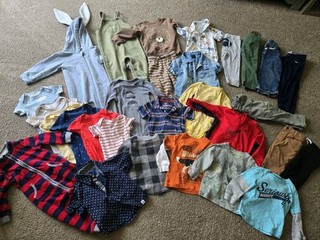 Lot of 12 18 month Baby Boy's Warm Weather Clothing 29 Pieces Nike Carter's