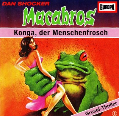 MACABROS Folge 3: Konga, der Menschenfrosch 1983/2000 CD Europa Dan Shocker TOP!