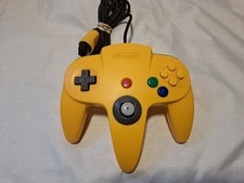 Nintendo 64 N64 Controller Yellow Authentic O...