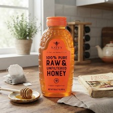 16 oz Raw  Unfiltered Honey - Pure Natural Sweetness