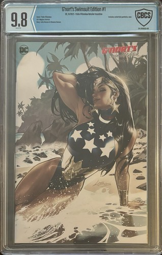 G’NORT’S SWIMSUIT EDITION #1 CBCS 9.8 1:25 VILLALOBOS VARIANT COVER DC